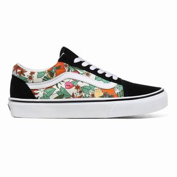 Női Vans Multi Tropic Old Skool Tornacipő VA2561897 Színes Fekete/Fehér